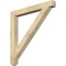 Ekena Millwork Traditional Craftsman Rough Sawn Bracket, Douglas Fir, 4"W x 40"D x 40"H BKT04X40X40TRA04RDF - alternate 1